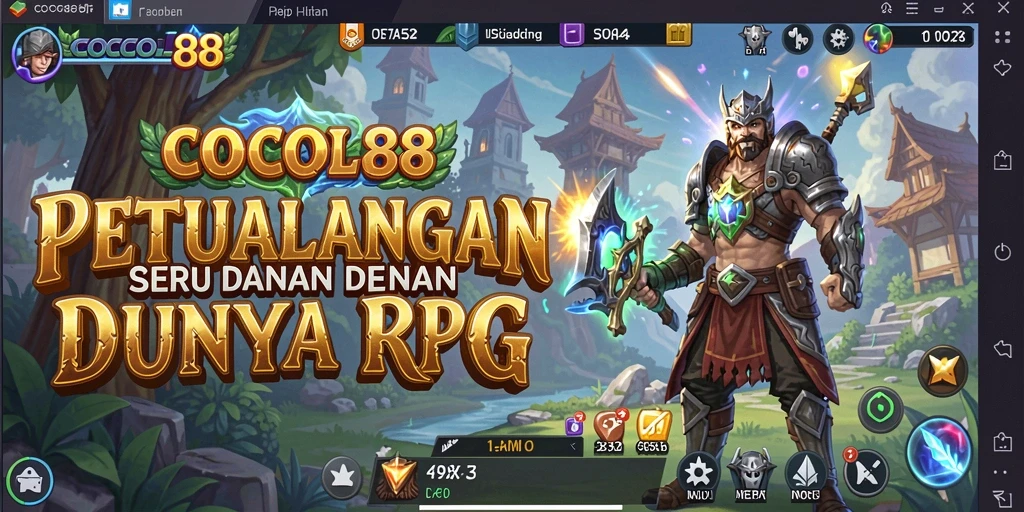 Screenshot gameplay COCOL88 menampilkan petualangan seru dan karakter unik.