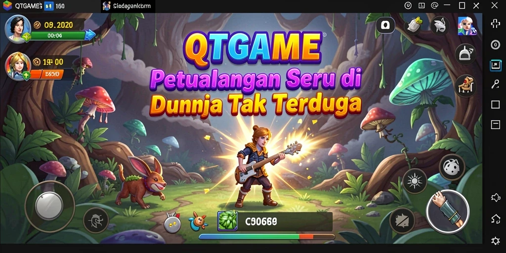 Tangkap momen seru gameplay QTGAME dalam petualangan yang mendebarkan.