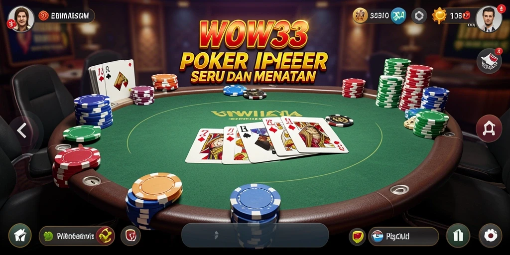 Gameplay menarik dari aplikasi poker WOW33 yang penuh tantangan.